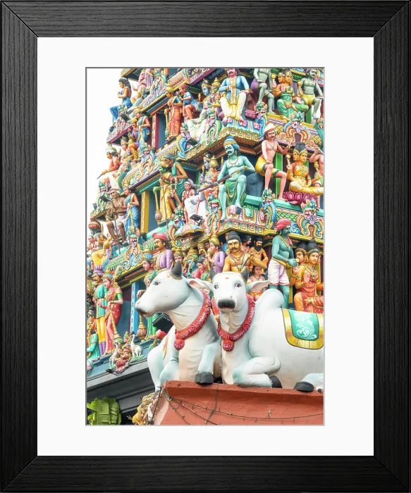 Framed Print : The Gopuram (entrance tower), Sri Mariamman Temple, China Town, Singapore Framed Print : The Gopuram (entrance tower), Sri Mariamman Temple, China Town, Singapore