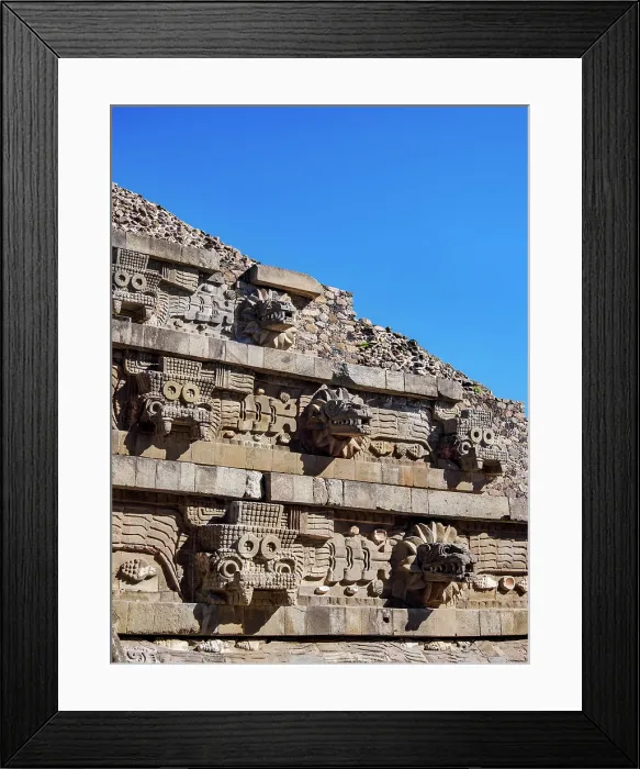 Framed Print : Temple of the Feathered Serpent, The Citadel, Teotihuacan, Mexico State, Mexico Framed Print : Temple of the Feathered Serpent, The Citadel, Teotihuacan, Mexico State, Mexico