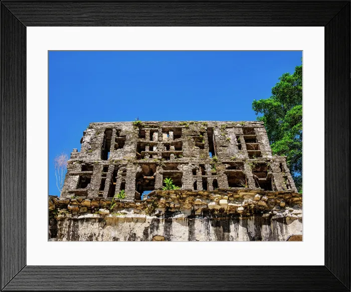Framed Print : Temple of the Cross, detailed view, Palenque Archaeological Site, Palenque, Chiapas State, Mexico Framed Print : Temple of the Cross, detailed view, Palenque Archaeological Site, Palenque, Chiapas State, Mexico