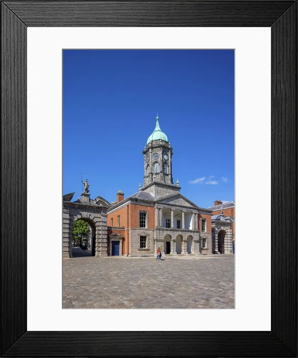 Framed Print : The Bedford Tower, Castle Gates & Guard House at Dublin Castle, Dublin, Ireland
