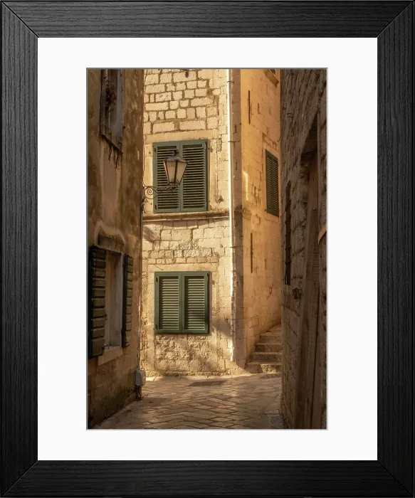 Framed Print : Old town of Kotor, Kotor Bay, Montenegro Framed Print : Old town of Kotor, Kotor Bay, Montenegro