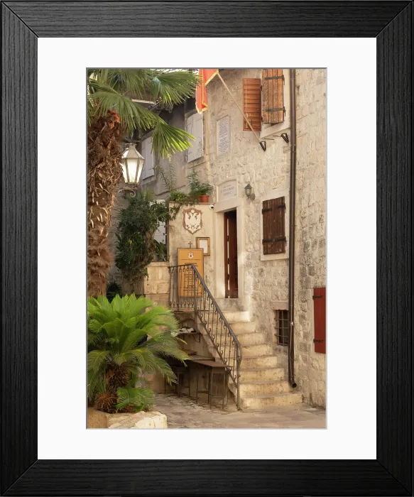 Framed Print : Old town of Kotor, Kotor Bay, Montenegro Framed Print : Old town of Kotor, Kotor Bay, Montenegro
