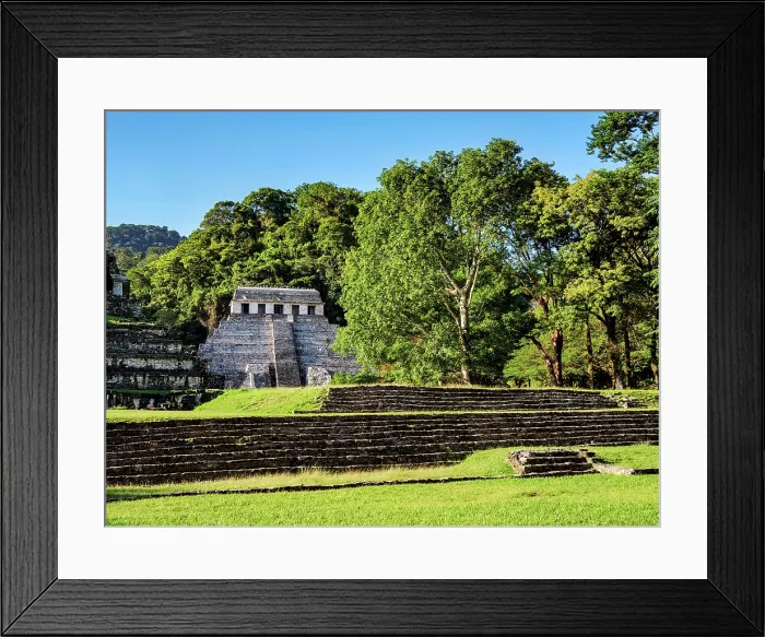Framed Print : View towards the Temple of the Inscriptions, Palenque Archaeological Site, Palenque, Chiapas State, Mexico Framed Print : View towards the Temple of the Inscriptions, Palenque Archaeological Site, Palenque, Chiapas State, Mexico