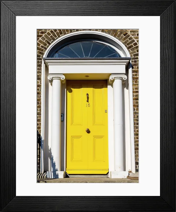 Framed Print : Georgian Doors, Dublin, Ireland