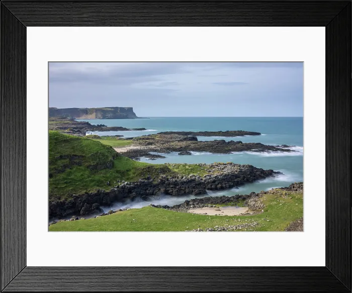 Framed Print : View along the Causeway Coast near Dunseverick Harbour, County Antrim, Northern Ireland. Spring (March) 2024 Framed Print : View along the Causeway Coast near Dunseverick Harbour, County Antrim, Northern Ireland. Spring (March) 2024
