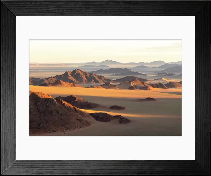 Framed Print : Aerial view of mountains and desert plains, Namib-Naukluft National Park, Namib Desert, Namibia Framed Print : Aerial view of mountains and desert plains, Namib-Naukluft National Park, Namib Desert, Namibia