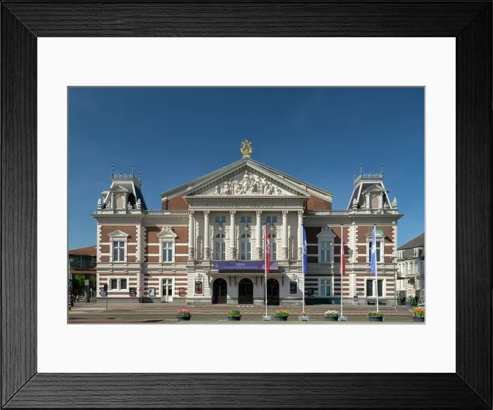 Framed Print : The Concertgebouw, Amsterdam, Holland, Netherlands Framed Print : The Concertgebouw, Amsterdam, Holland, Netherlands