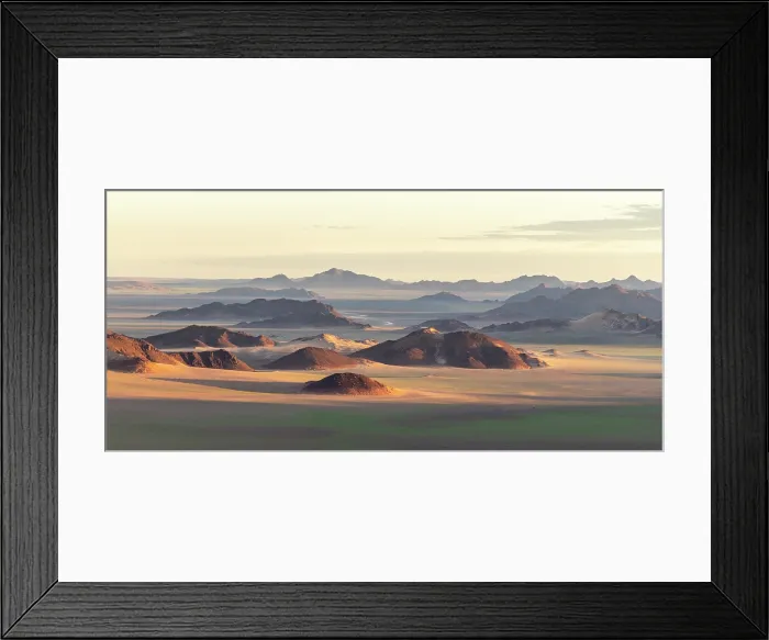 Framed Print : Aerial view of mountains and desert plains, Namib-Naukluft National Park, Namib Desert, Namibia Framed Print : Aerial view of mountains and desert plains, Namib-Naukluft National Park, Namib Desert, Namibia