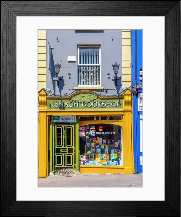 Framed Print : The Exterior of a Bookshop, Nenagh, Tipperary, Ireland Framed Print : The Exterior of a Bookshop, Nenagh, Tipperary, Ireland