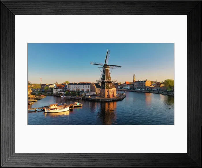 Framed Print : Aerial View Windmill De Adriaan, Haarlem, Holland, Netherlands Framed Print : Aerial View Windmill De Adriaan, Haarlem, Holland, Netherlands