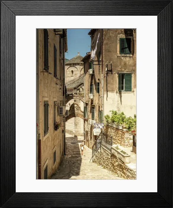 Framed Print : Old town of Kotor, Kotor Bay, Montenegro Framed Print : Old town of Kotor, Kotor Bay, Montenegro