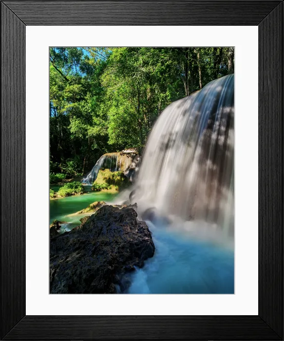 Framed Print : Roberto Barrios Waterfalls, Chiapas State, Mexico Framed Print : Roberto Barrios Waterfalls, Chiapas State, Mexico
