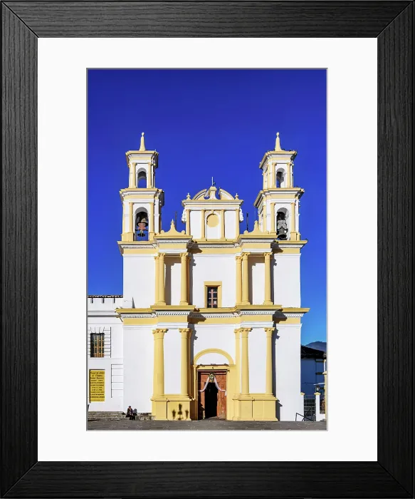 Framed Print : La Merced Church, San Cristobal de las Casas, Chiapas State, Mexico