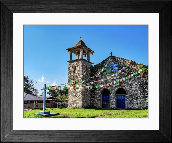 Framed Print : San Francisco de Asis Church, Roberto Barrios, Chiapas State, Mexico Framed Print : San Francisco de Asis Church, Roberto Barrios, Chiapas State, Mexico