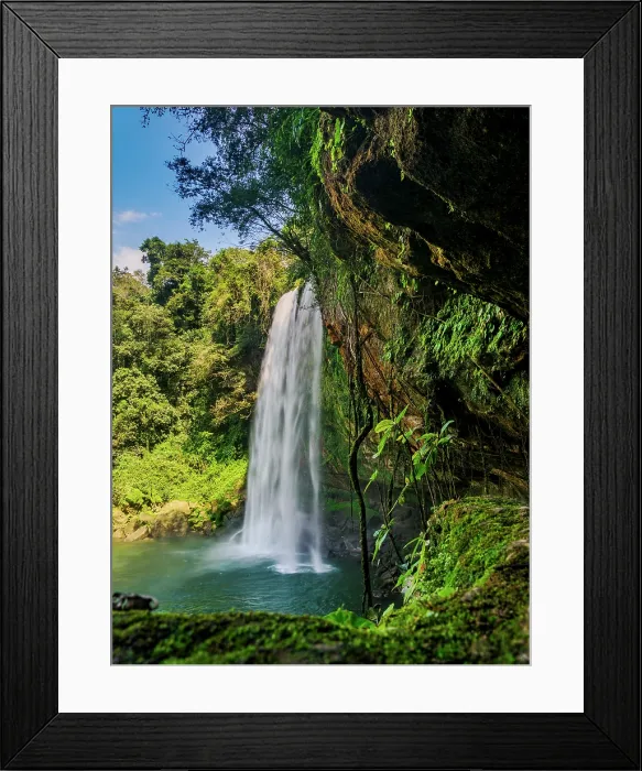 Framed Print : Misol Ha Waterfall, Chiapas State, Mexico Framed Print : Misol Ha Waterfall, Chiapas State, Mexico