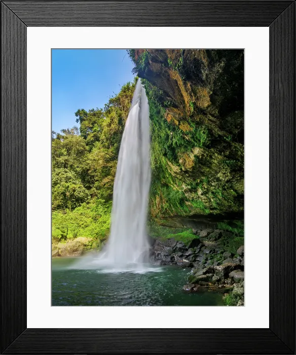 Framed Print : Misol Ha Waterfall, Chiapas State, Mexico