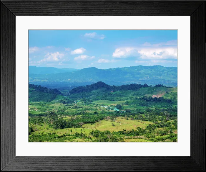 Framed Print : Landscape seen from the road between Bethel Yochib and Tzinteel, Chiapas State, Mexico Framed Print : Landscape seen from the road between Bethel Yochib and Tzinteel, Chiapas State, Mexico