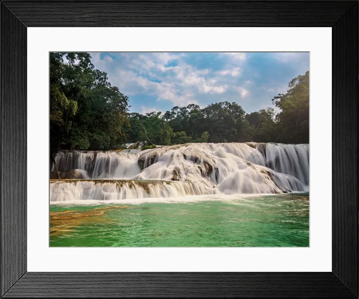 Framed Print : Agua Azul Waterfalls, Arroyo Agua Azul, Chiapas State, Mexico Framed Print : Agua Azul Waterfalls, Arroyo Agua Azul, Chiapas State, Mexico
