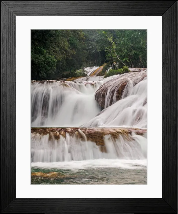 Framed Print : Agua Azul Waterfalls, Arroyo Agua Azul, Chiapas State, Mexico Framed Print : Agua Azul Waterfalls, Arroyo Agua Azul, Chiapas State, Mexico