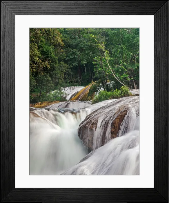 Framed Print : Agua Azul Waterfalls, Arroyo Agua Azul, Chiapas State, Mexico Framed Print : Agua Azul Waterfalls, Arroyo Agua Azul, Chiapas State, Mexico