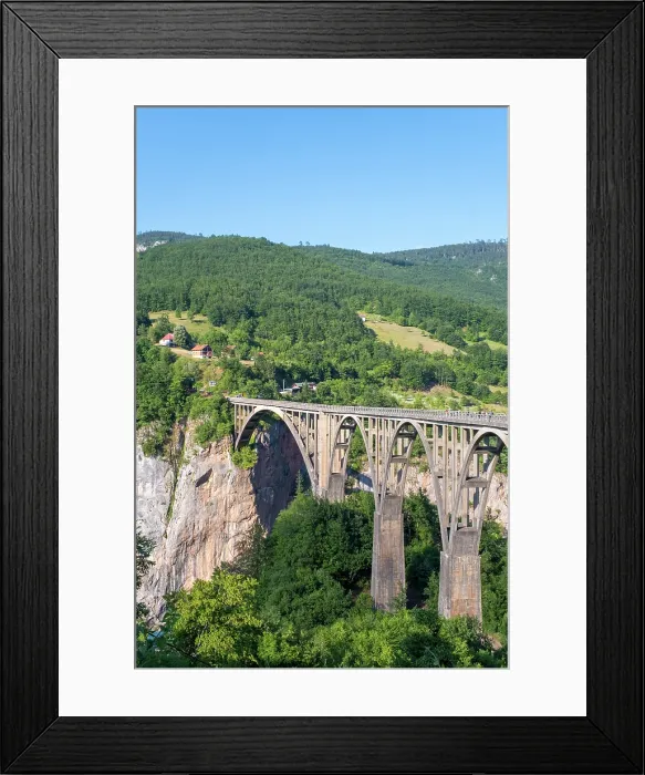 Framed Print : Durdevica Tara Bridge, Tara Canyon, Durmitor National Park, Montenegro Framed Print : Durdevica Tara Bridge, Tara Canyon, Durmitor National Park, Montenegro