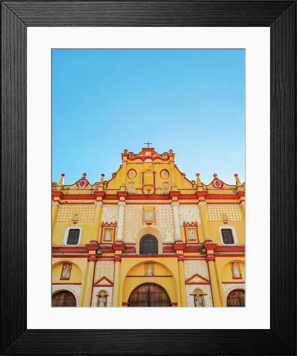 Framed Print : San Cristobal Cathedral, San Cristobal de las Casas, Chiapas State, Mexico