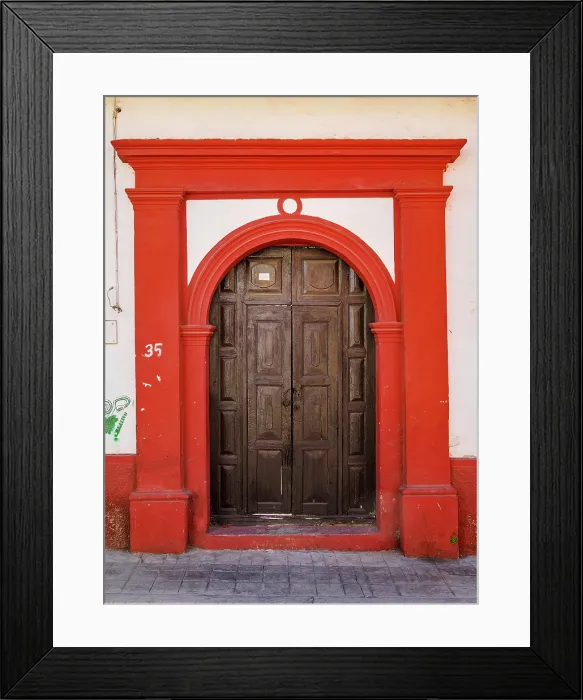 Framed Print : Door at the Old Town, San Cristobal de las Casas, Chiapas State, Mexico Framed Print : Door at the Old Town, San Cristobal de las Casas, Chiapas State, Mexico