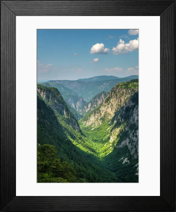 Framed Print : Tara Canyon, Durmitor National Park, Montenegro Framed Print : Tara Canyon, Durmitor National Park, Montenegro