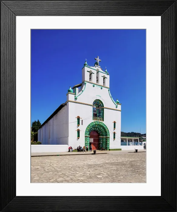 Framed Print : San Juan Church, Plaza de la Paz, San Juan Chamula, Chiapas State, Mexico Framed Print : San Juan Church, Plaza de la Paz, San Juan Chamula, Chiapas State, Mexico