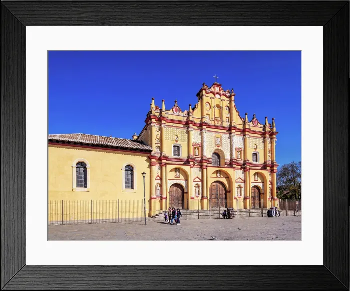 Framed Print : San Cristobal Cathedral, San Cristobal de las Casas, Chiapas State, Mexico