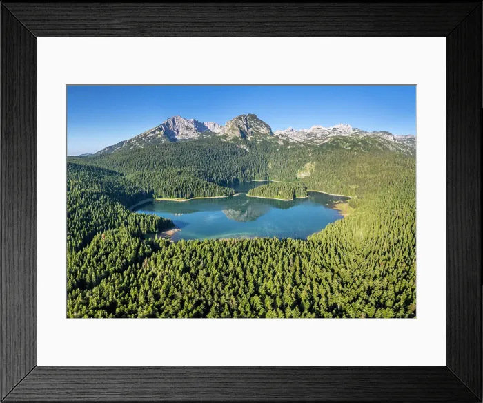 Framed Print : Black Lake, Zabljak, Durmitor National Park, Montenegro Framed Print : Black Lake, Zabljak, Durmitor National Park, Montenegro