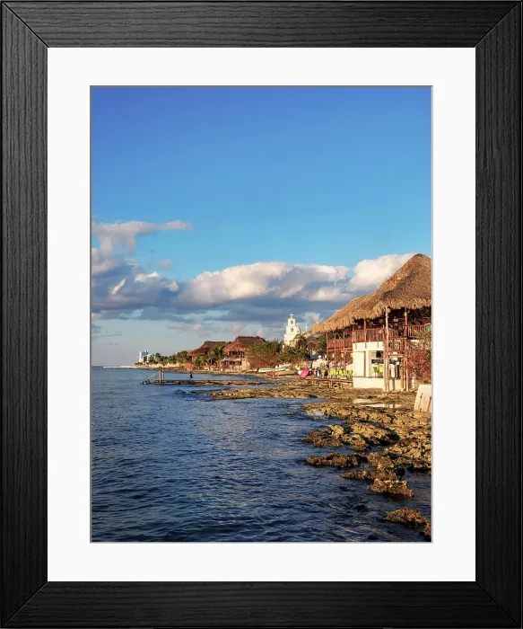 Framed Print : Waterfront of San Miguel de Cozumel, Cozumel Island, Quintana Roo State, Mexico Framed Print : Waterfront of San Miguel de Cozumel, Cozumel Island, Quintana Roo State, Mexico