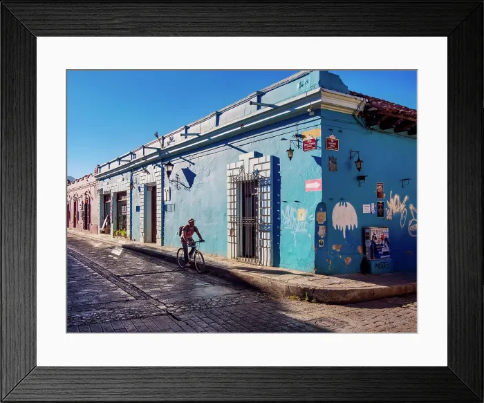 Framed Print : Street of San Cristobal de las Casas, Chiapas State, Mexico Framed Print : Street of San Cristobal de las Casas, Chiapas State, Mexico