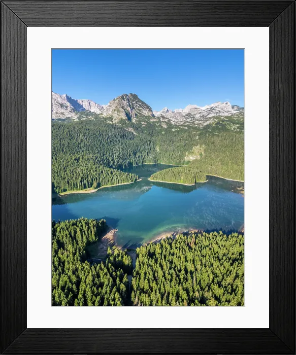 Framed Print : Black Lake, Zabljak, Durmitor National Park, Montenegro Framed Print : Black Lake, Zabljak, Durmitor National Park, Montenegro