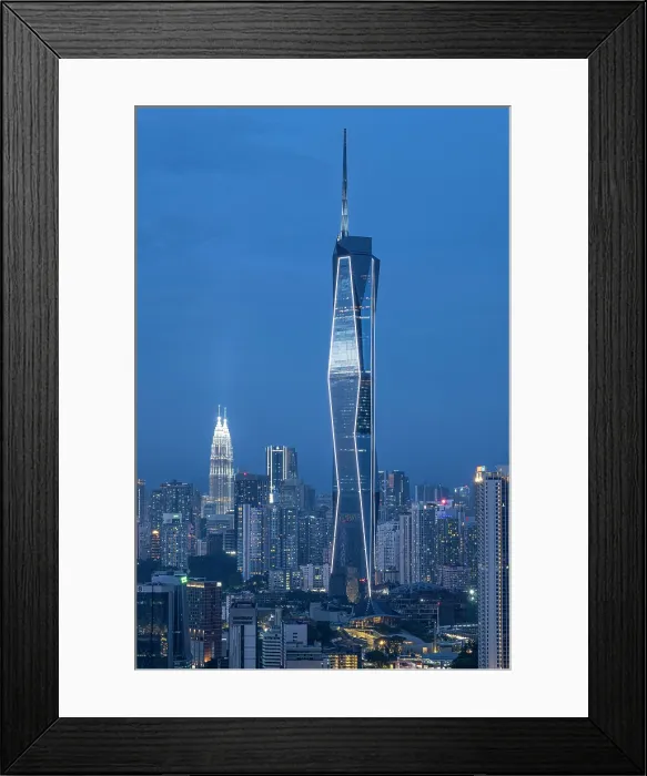 Framed Print : Merdeka 118 & Petronas Towers, , Kuala Lumpur, Malaysia Framed Print : Merdeka 118 & Petronas Towers, , Kuala Lumpur, Malaysia