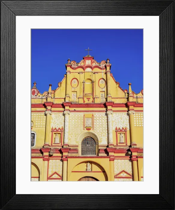 Framed Print : San Cristobal Cathedral, San Cristobal de las Casas, Chiapas State, Mexico