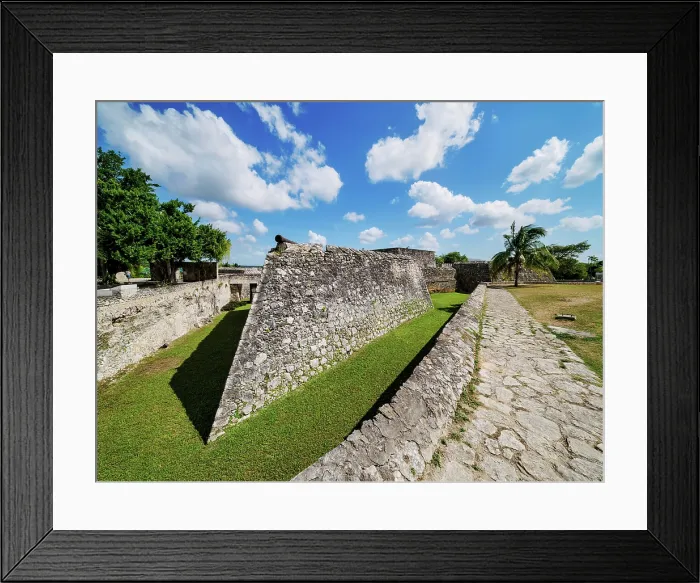 Framed Print : San Felipe Fort, Bacalar, Quintana Roo State, Mexico Framed Print : San Felipe Fort, Bacalar, Quintana Roo State, Mexico