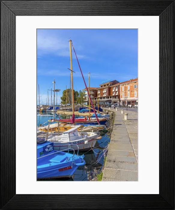 Framed Print : The Harbour at Izola, Izola, Slovenia, Eastern Europe