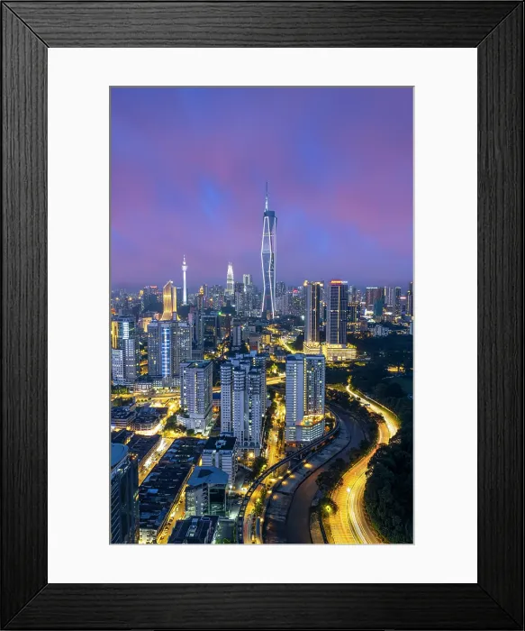 Framed Print : Merdeka 118, Menara & Petronas Towers, , Kuala Lumpur, Malaysia Framed Print : Merdeka 118, Menara & Petronas Towers, , Kuala Lumpur, Malaysia
