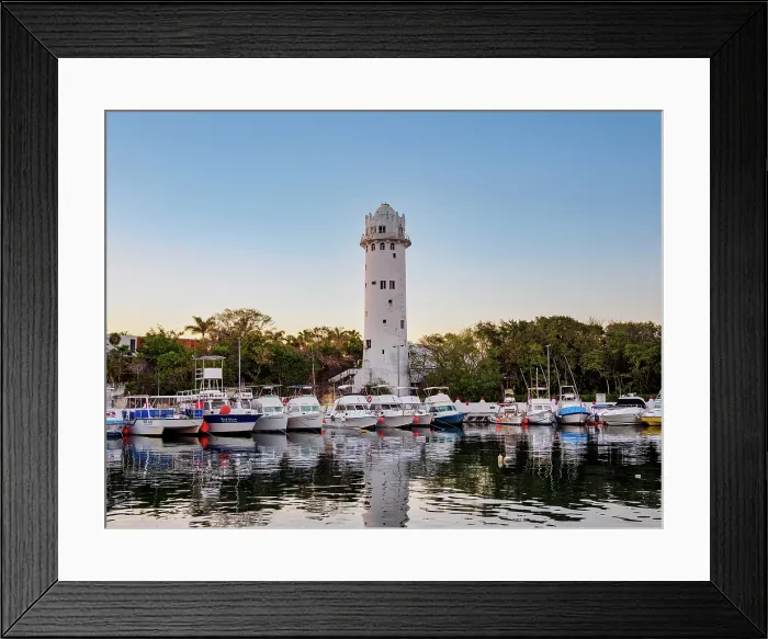 Framed Print : Puerto de Abrigo Lighthouse at dusk, San Miguel de Cozumel, Cozumel Island, Quintana Roo State, Mexico Framed Print : Puerto de Abrigo Lighthouse at dusk, San Miguel de Cozumel, Cozumel Island, Quintana Roo State, Mexico
