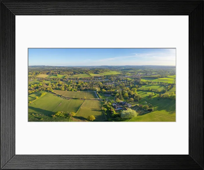 Framed Print : Chilworth, North Downs, Surrey, England, UK