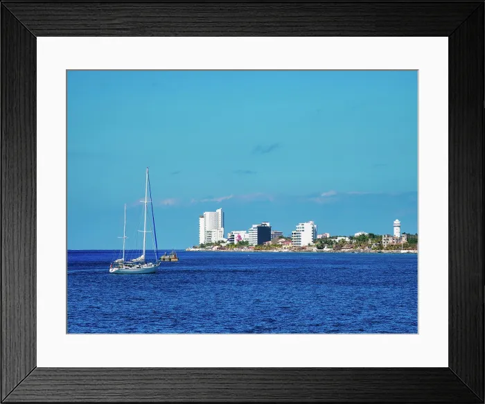 Framed Print : Waterfront of San Miguel de Cozumel, Cozumel Island, Quintana Roo State, Mexico Framed Print : Waterfront of San Miguel de Cozumel, Cozumel Island, Quintana Roo State, Mexico