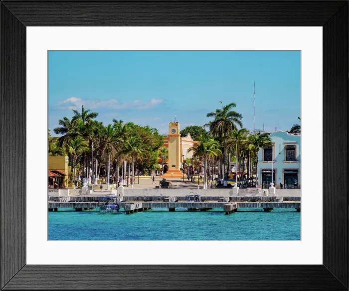 Framed Print : Waterfront of San Miguel de Cozumel, Cozumel Island, Quintana Roo State, Mexico Framed Print : Waterfront of San Miguel de Cozumel, Cozumel Island, Quintana Roo State, Mexico