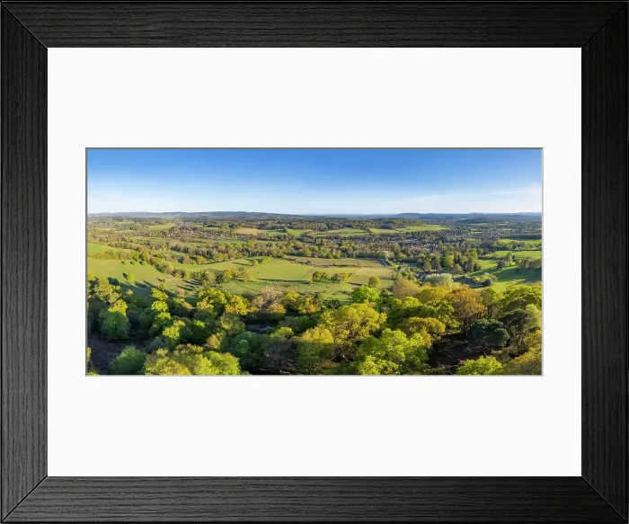Framed Print : Chilworth, North Downs, Surrey, England, UK