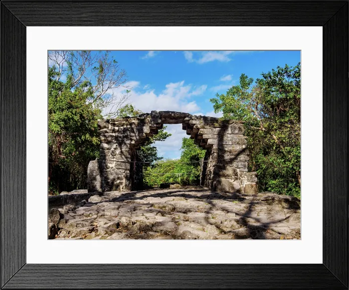 Framed Print : Archway over Sacbe, San Gervasio Archaeological Site, Cozumel Island, Quintana Roo State, Mexico Framed Print : Archway over Sacbe, San Gervasio Archaeological Site, Cozumel Island, Quintana Roo State, Mexico