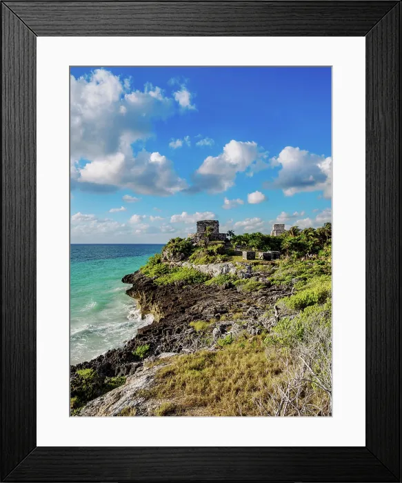 Framed Print : Temple of the God of Wind and El Castillo, Tulum Archeological Site, Quintana Roo State, Mexico Framed Print : Temple of the God of Wind and El Castillo, Tulum Archeological Site, Quintana Roo State, Mexico