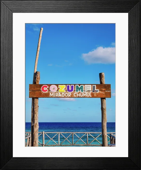 Framed Print : Chumul Beach Photo Platform, Cozumel Island, Quintana Roo State, Mexico Framed Print : Chumul Beach Photo Platform, Cozumel Island, Quintana Roo State, Mexico