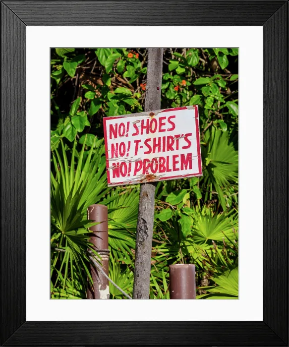 Framed Print : Sign at Coconuts Bar, Cozumel Island, Quintana Roo State, Mexico Framed Print : Sign at Coconuts Bar, Cozumel Island, Quintana Roo State, Mexico