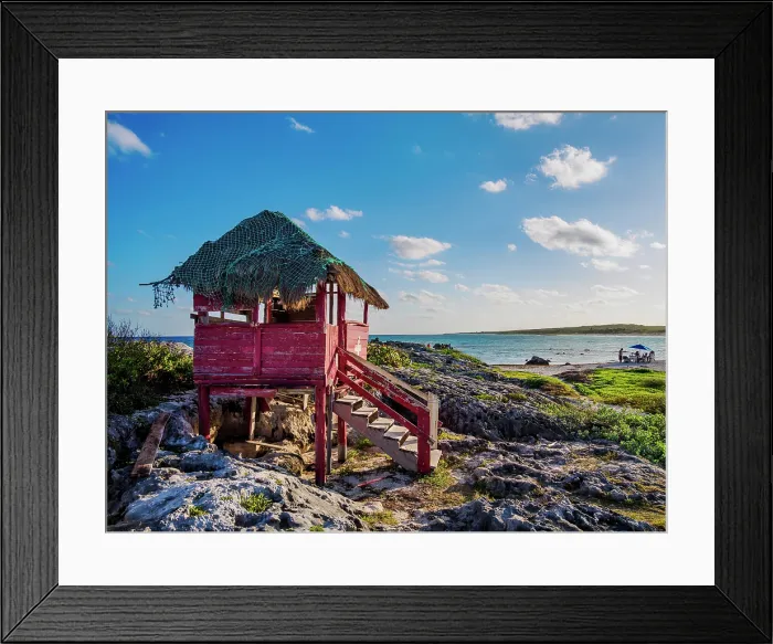Framed Print : Life Guard Hut at Playa Chen Rio, Cozumel Island, Quintana Roo State, Mexico Framed Print : Life Guard Hut at Playa Chen Rio, Cozumel Island, Quintana Roo State, Mexico