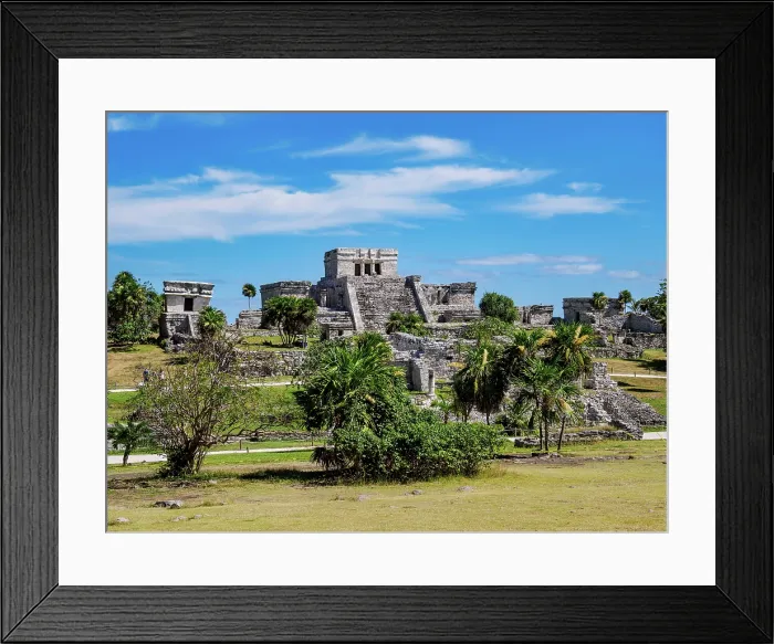 Framed Print : View towards El Castillo, Tulum Archeological Site, Quintana Roo State, Mexico Framed Print : View towards El Castillo, Tulum Archeological Site, Quintana Roo State, Mexico